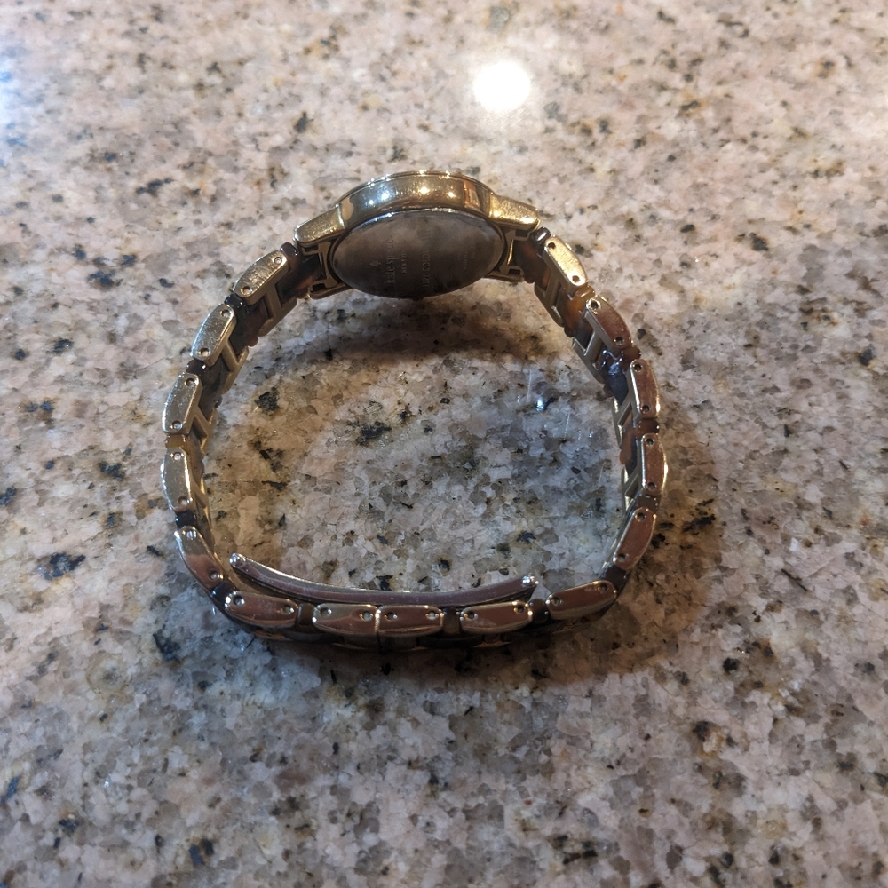 Gold & Tortoise Shell Kate Spade Watch - Picture 4 of 7